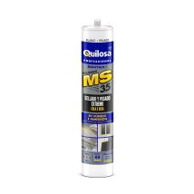 Quilosa Adhesivo de Montaje Transparente 280 ml – Resistente y Flexible – Ideal para Superficies Húmedas