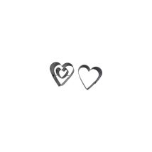 Set 2 Tagliapasta Cuore 4 Cm - Patisse