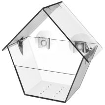 Comedero Transparente Para P谩jaros Para La Ventana