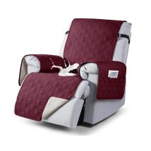 Housse De Fauteuil Inclinable 100 % Étanche, Housses Antidérapantes Pour Fauteuil Inclinable Avec Poche, Housse De Chaise Inclinable Lavable(wine Red)