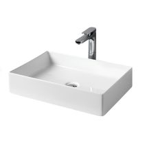Artceram - Aufsatzwaschbecken 38x55 Cm Aus Glänzend Weißer Keramik – Art Ceram Scalino