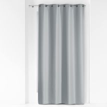 Homemaison - Douceur D'Intérieur - 1603521, Tenda Con Occhielli , 140 X 280 Cm , Essentiel , Poliestere Unito , Grigio