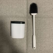 Spazzola Per Wc In Silicone Antigoccia, Spazzola Per Wc In Silicone Da Parete Facile Da Pulire, Bianca