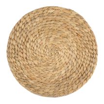 Rundes geflochtenes Tischset aus Wasserhyazinthe – Ø37x1cm – Modern – Andrea House