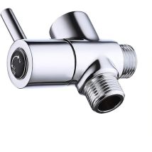 Inverseur De Robinet Vanne De Douche À 2 Voies Inverseur En Laiton Adaptateur De Douche Inverseur Pour Douche À Main Tuyau De Douche Pommeau De Douche