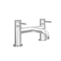 Merano - Core Chrome Finish Modern Round Style Bath Filler Bathroom Tap