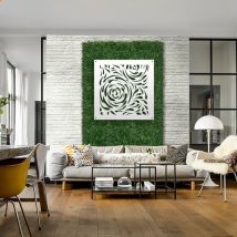 Typhoon - Panneau Ajouré En Pvc - Brise-soleil - Dimension : 98x98 Cm - Couleur : Blanc
