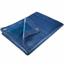 B Holzplane 68 g/m² 2 x 8 m blau wasserdicht robust Metallösen