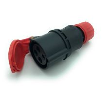 Cee 3p+e 16a-6h 380-415v Ip44 Gris Prise Industrielle