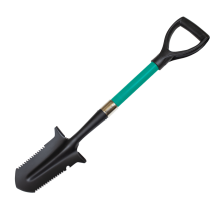 Pala Estrecha Dentada Greenmill, Herramienta De Jardinería Resistente, Ideal Para Cavar Con Precisión, Diseño Compacto, Bordes Dentados Para Suelos 