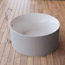 Vasca Freestanding - Loom 2.0 130 Grise - Grigia - 130 X130 X58 Cm, By Spalina