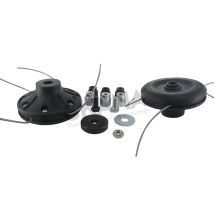 Testa a filo universale TECOMEC 1602091 – Compatibile con decespugliatori termici ed elettrici – Diametro 94 mm