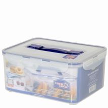 Lock&lock - Vorratsdose Rechteckig, 6,5 L Mit Ablaufgitter Und Tragegriff 295 X 230 X 138 Mm
