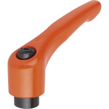 Kipp - Klipp Klemmhebel (klemmgriff) Mit Innengewinde Spannhebel Ø M 6 Orange
