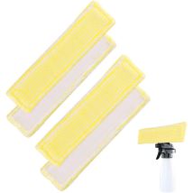 Für Karcher Wv2 Wv5 4er Set Mikrofaser Ersatzpads Gelb