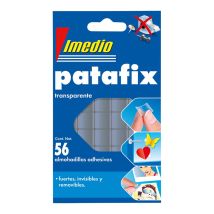 Patafix Klebepad Transparent Abnehmbar 56 Stück. 7001471 Imoyen