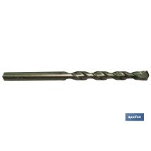 Cofan - Broca Para Muros 10x120 , Broca De Pared Profesional, Con Plaquita De Dos Cortes De Carburo Al Tugsteno (widia)