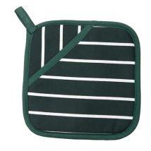 Rushbrookes Classic Butchers Stripe Pot Grab Green - Dexam