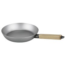 Pfanne Nomad – 28 cm Durchmesser – Stahl – Akazienholzgriff – Hochtemperatur-Frittieren – Induktionsgeeignet