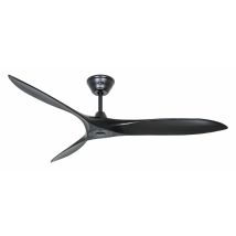 Casafan – 315245 – DC Ceiling Fan Eco Airscrew – 152 cm Diameter – Matt Black Finish – 6 Speeds – Remote Control