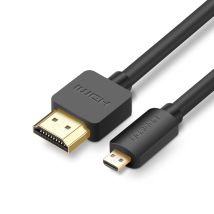 Cable Ugreen Hd127 Micro Hdmi A Hdmi 4k 3d 1m (negro)