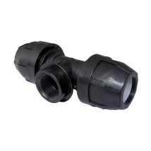 Nupi - Raccordo A T Femmina A Compressione In Polipropilene Serie Elopress Ø63x2 Pn16