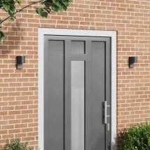 Vidaxl - Aplique De Pared Exterior 2 Pcs Negro 12 X 7 X 15 Cm
