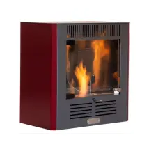 Ehl - Stufa A Bioetanolo Tecno Air System 'mini Ruby' Bordeaux 2,3 Kw