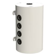 Sannover Mischflasche für Heizkreise – 30 Liter – 360 mm Höhe – 6 bar Arbeitsdruck – 1 1/2" Durchmesser – 180° Nahtwinkel