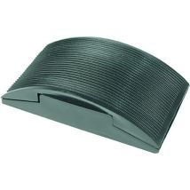 Blocchetto di macinazione in plastica PVC – 127 x 70 x 30 mm – 4 perni in acciaio per carta abrasiva – Haromac