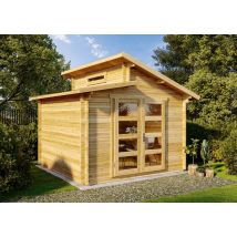 Abri De Jardin Aktiva Pinie Imprégné, 28 Mm Épaisseur Paroi 360 X Cm