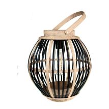 Lampada Solare In Bambù - Olivie - Nero