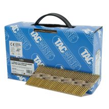 Tacwise - 1721 Chiodi Inclinati A 34° 3,1/65 Mm, Zincati Extra Con Testa A 'd', Gambo Anellato, Fascicolati Con Carta, Confezione Da 1600