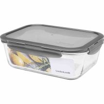 LOCK & LOCK Boroseal Frischhaltedose 2,0 l – Hitzebeständig bis 400 °C – 25,1 x 18,9 x 8,8 cm