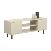 Focus Cashmere Rtv-schrank 135 Cm - Schwarze Beine