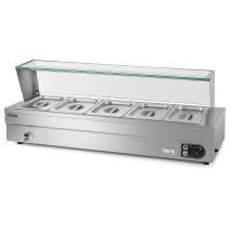 Vertes Scaldavivande In Acciaio Inossidabile Da 1500w, 5x 1/2 Gn