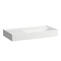 Laufen Waschtisch – unterbaufähig – Ablage links – Saphirkeramik – 900 mm – 460 mm – 120 mm