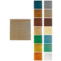 Persiana De Madera Alicantina Con Polea Metálica - Estor Enrollable Para Ventanas, Puertas, Salón 125 X 220 Cm (ocre (pintada)) - Jardin202
