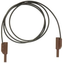 A 1342 Sicherheits-messleitung Bananenstecker 4 Mm Bananenstecker 4 Mm 1.50 M Schwarz, Braun - Metrel