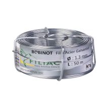 Filiac – Cable de amarre gris 1,3 mm x 50 m – Acero