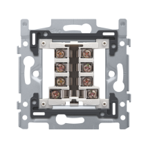 Niko 170-0970 Telephone Jack Mechanism (france), With Screw Terminals, Screw Mounting