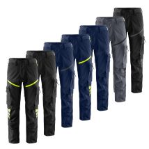 Fristads - Pantalon De Travail Multi-poches Stretch 2653 Lws - 50 (eu) - Noir / Jaune