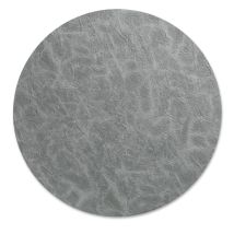 Tovaglietta Decorativa Kela, In Similpelle, 38 Cm, Grigio Chiaro