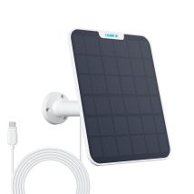 Reolink - 6w Solarpanel Für Akku Überwachungskamera Aussen, Usb Schnittstelle, Solar Kamera Outdoor, 360° Einstellbare Halterung, Non-stop-solarstrom(