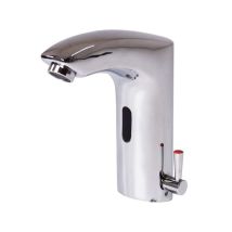 Jet Dryer - Rubinetteria A Sensore - Miscelatore Automatico Per Lavabo Donner Autoflow 02, Cromo 8596220009296