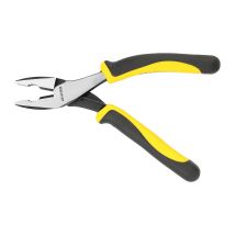 Pince Universelle 180 Mm À Manche Coudé - Fabriqué En Acier (chrome Vanadium) - Coupe & Serre - Manche Ergonomique Coudé - Rhino