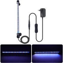 Dewdat - Led Aquarium Lighting, Waterproof Led Fish Dragon Lighting Light, Blue & White, 37cm