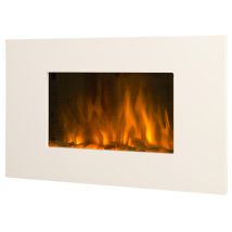Caminetto Elettrico 2000w Con Telecomando - White Loft Chemin'arte
