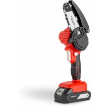 Mini Motosega Ricaricabile A Batteria, Lama Da 4", Lunghezza Di Taglio 10 Cm, Potatura Rami, 1 Kg, 1 Batteria + 1 Caricabatteria Inclusi - Greencut 