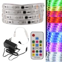 Kit Ruban Led Magic Rgb 5m 12v Ip65 Télécommande Polux